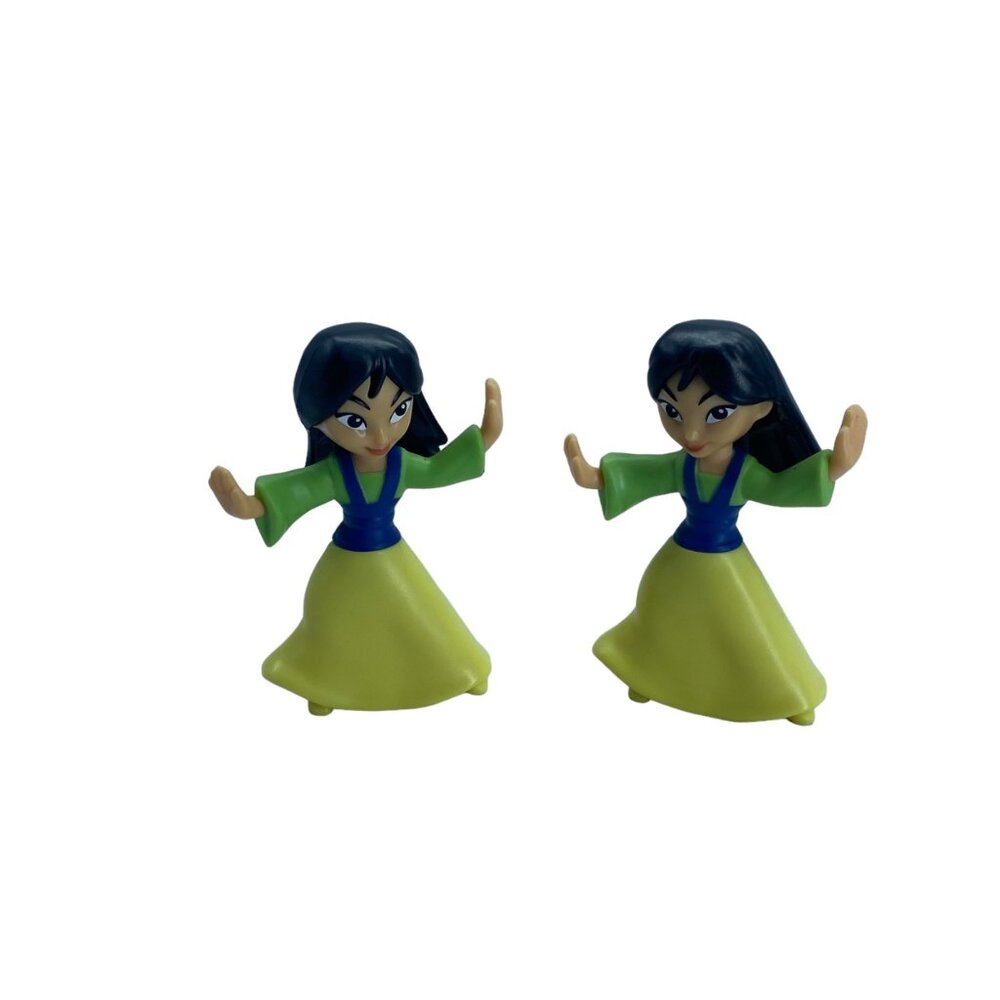 Disney Mulan Figure Set 2 Collectible Miniatures‎ 2.75" McDonald's